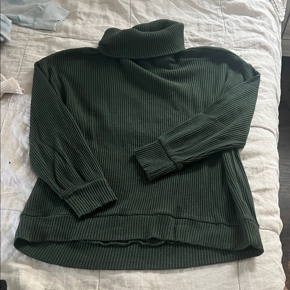 GAP Dark Green Cowl Neck Sweater